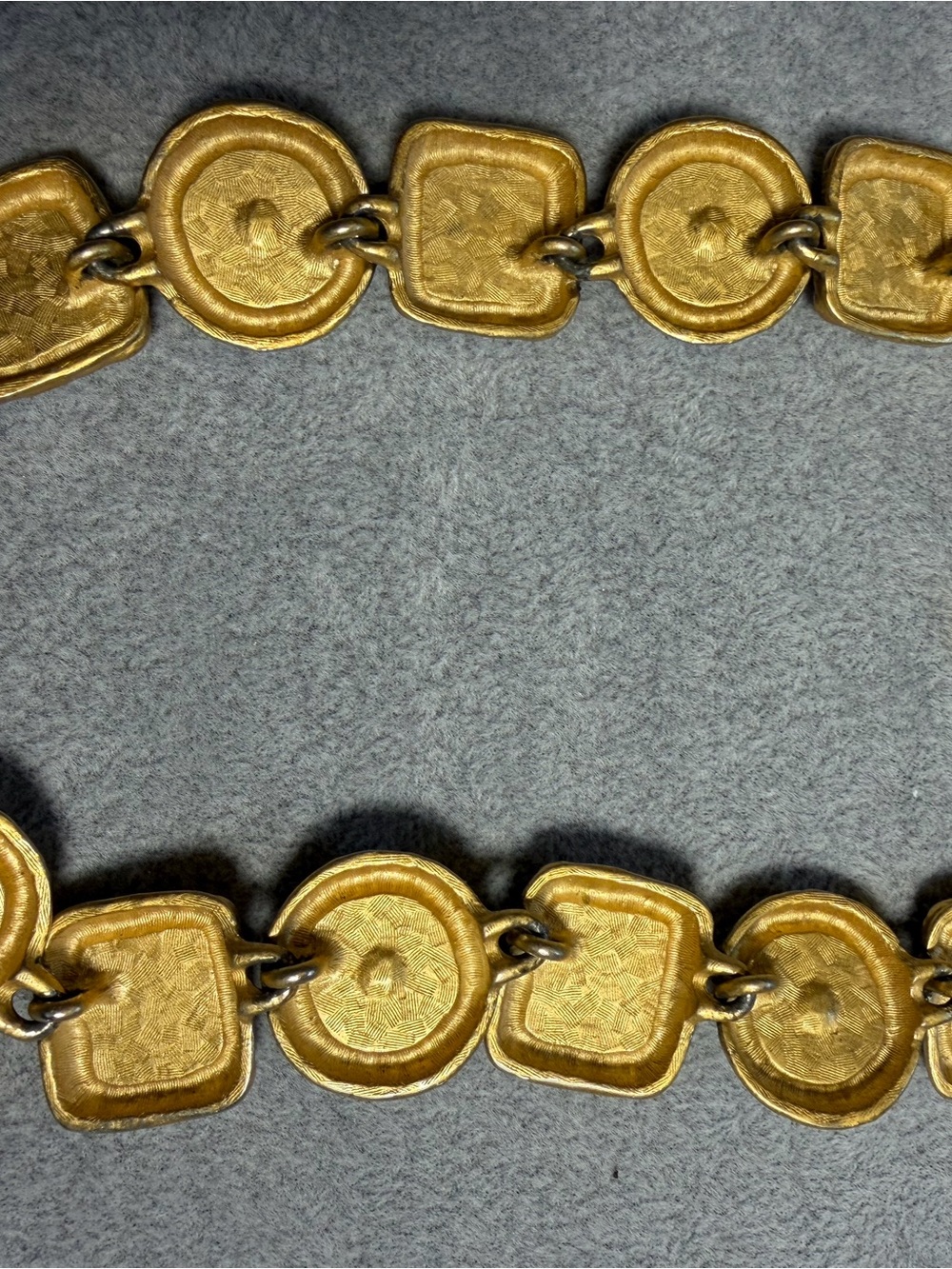 ! Anne Klein Gold-Tone Faux Pearl & Black Tile Necklace - Picture 4 of 11
